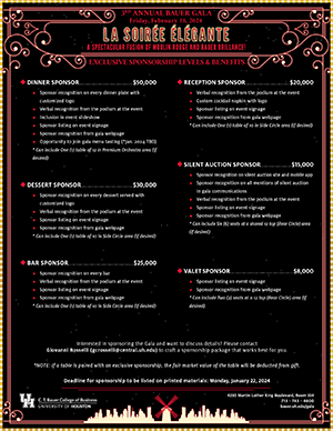 Exclusive Sponsorships Registration Form