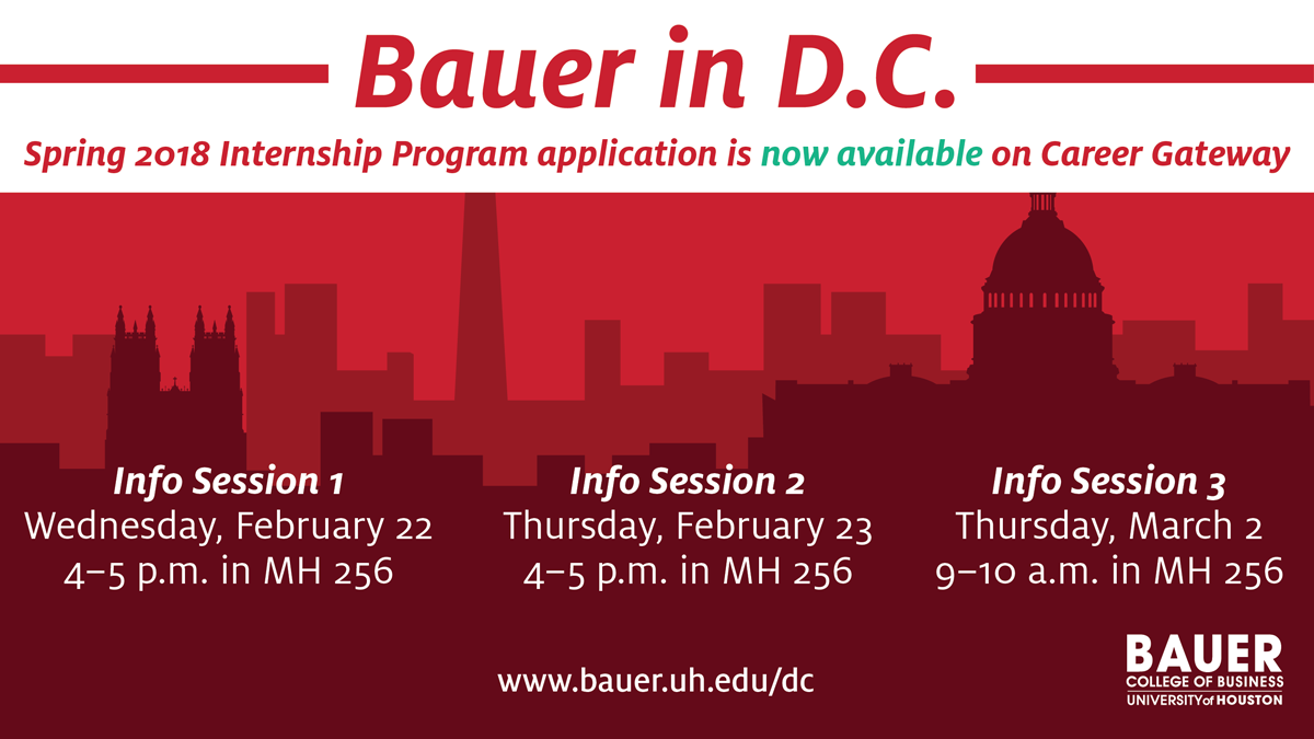 upcoming Bauer in DC events