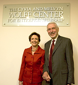 Cyvia and Melvyn Wolff