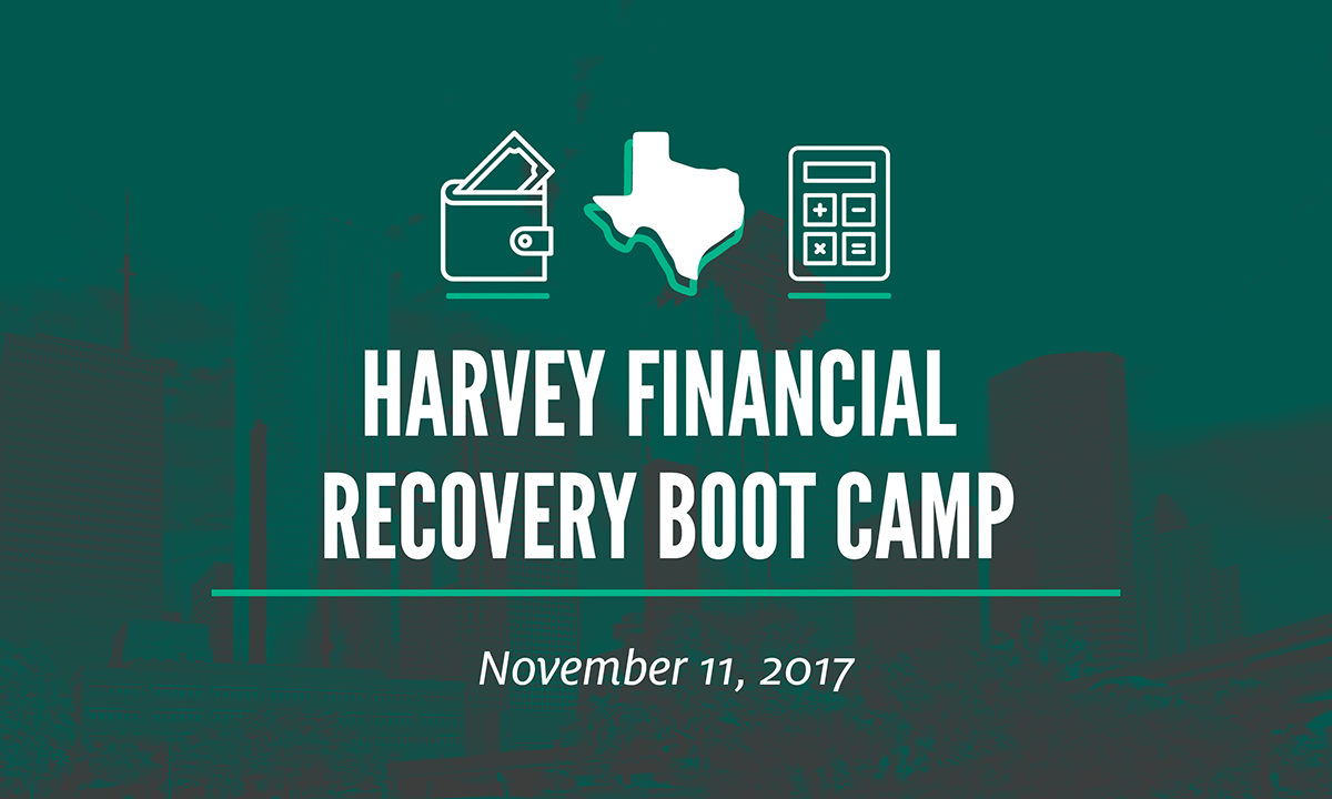 Harvey Financial Recovery Boot Camp