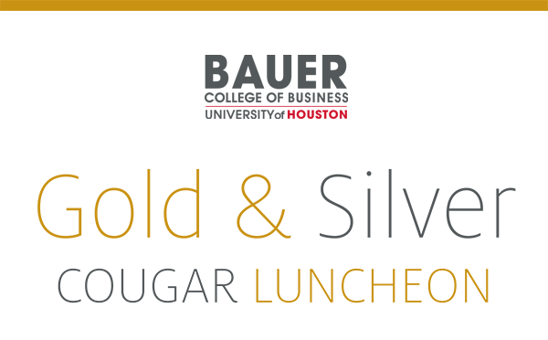 Bauer College of Business: Gold and Silver Cougar Luncheon, April 10, 2015