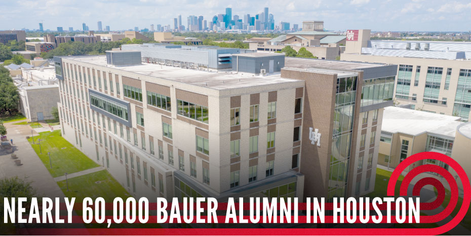 Nearly 60,000 Bauer Alumni in Houston