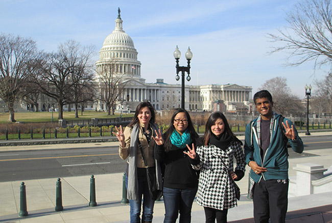 Bauer Students in Washington D.C.