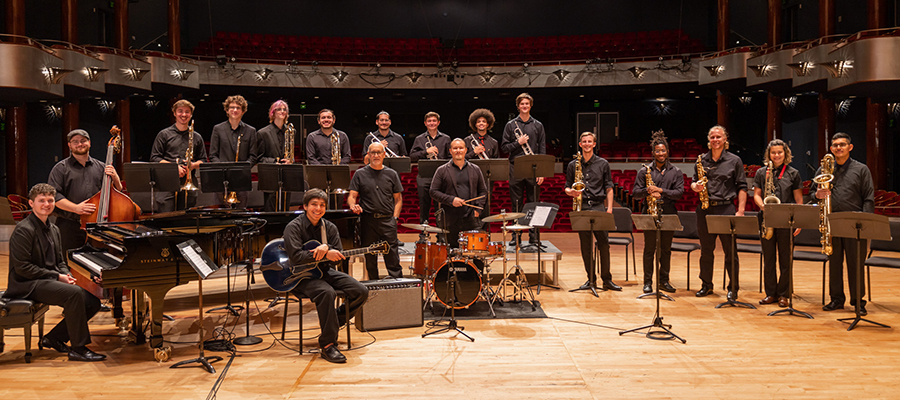 Photo: Jazz Orchestra, Moores School of Music, University of Houston