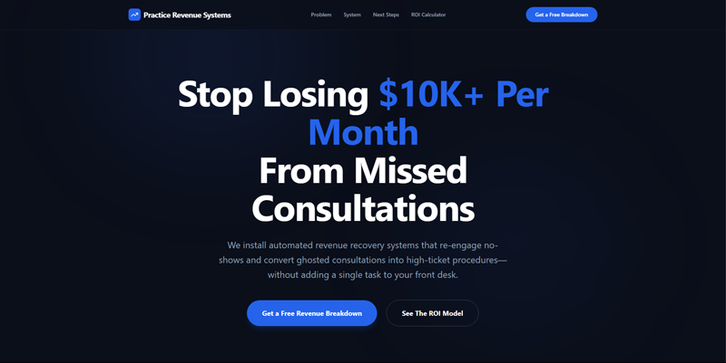Practice Revenue Systems by Cade Gleeson