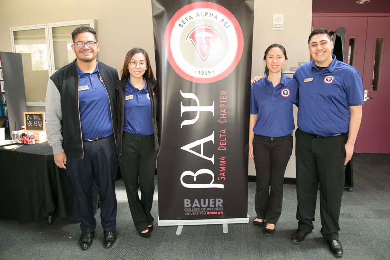 Student accounting organizations at UH Bauer College of Business