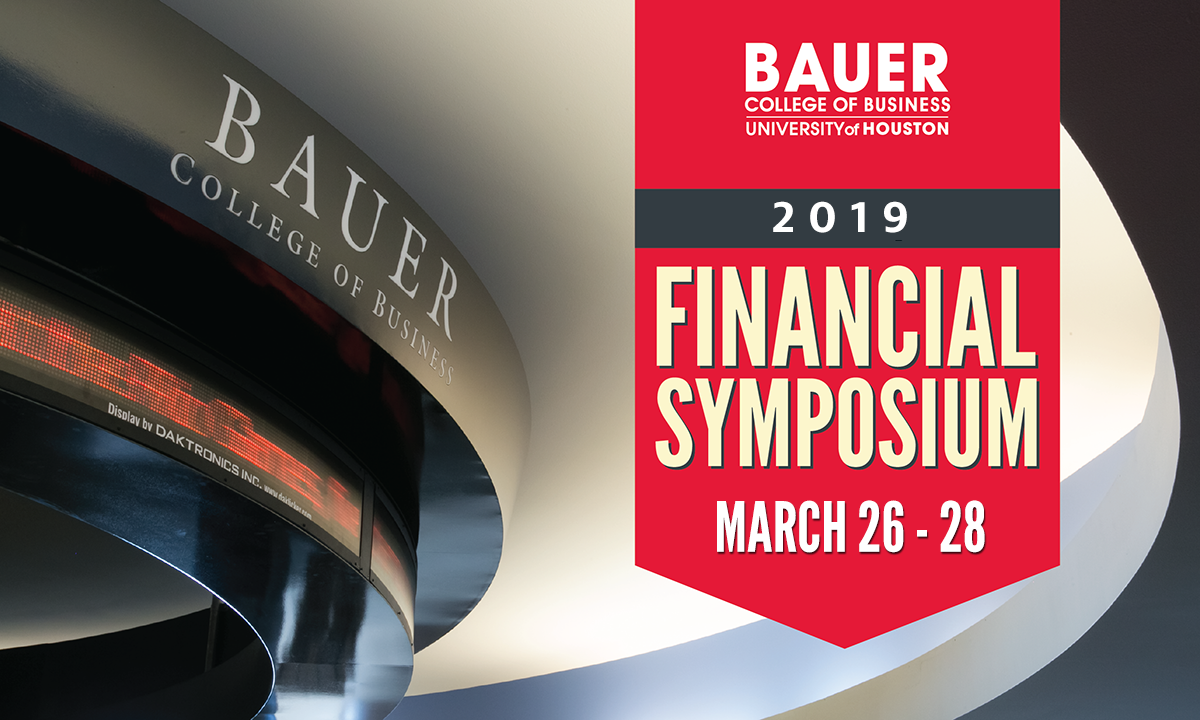 UH Bauer College Financial Symposium 2019