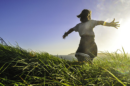 Photo: Wind on a hill