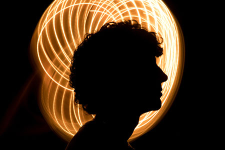 Photo: Silhouette of Human Head