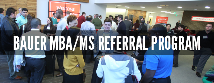 Refer a friend to the Bauer MBA or MS Program