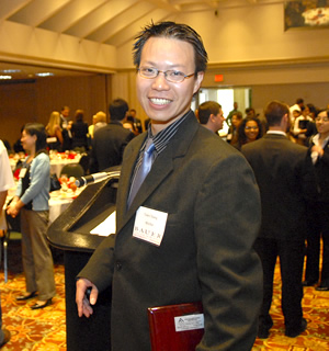 Master's candidate Tom Chang has earned accolades from UH Bauer College and local accounting companies because of his dedication to leadership roles on campus.