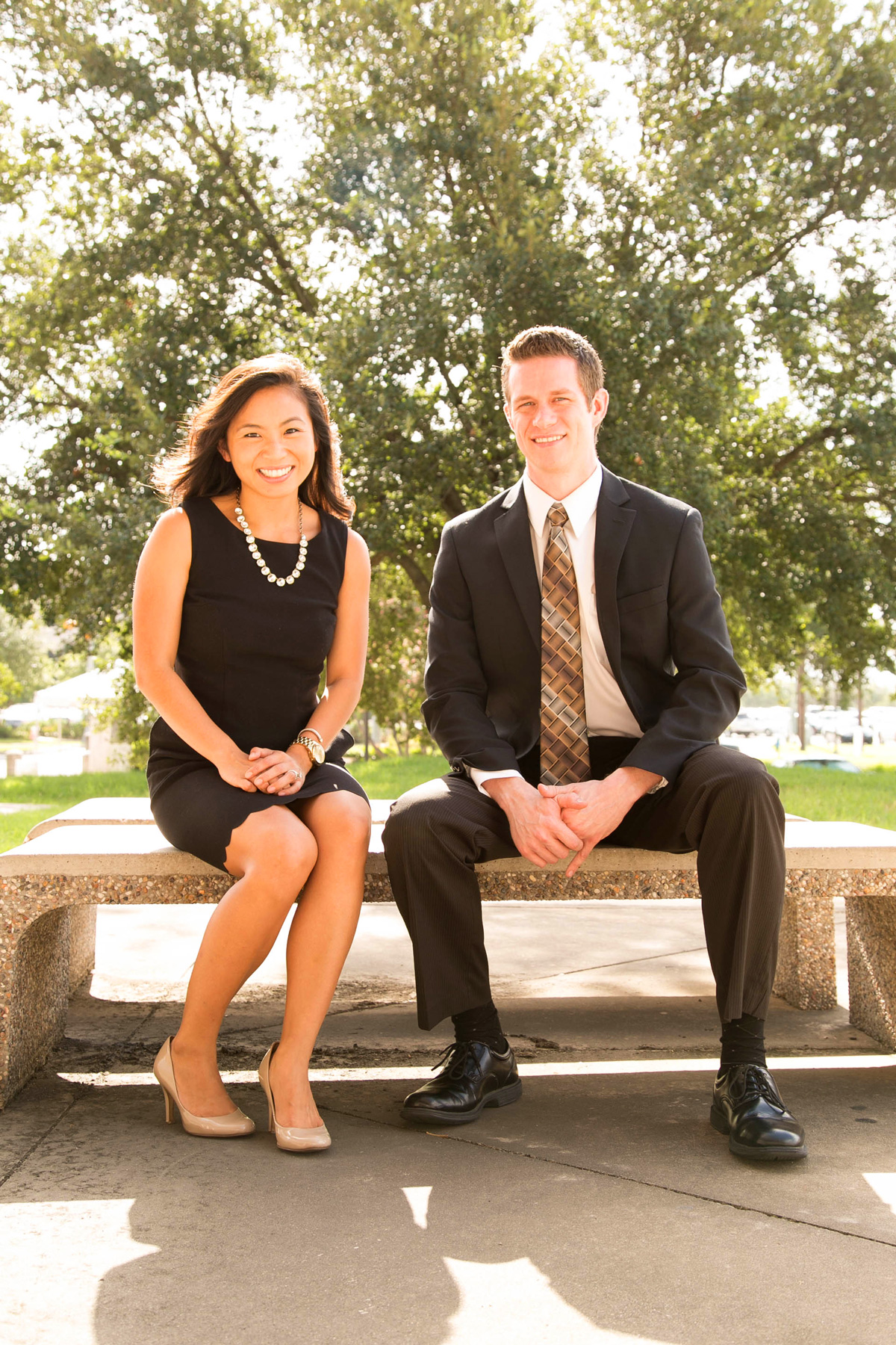 Bauer MBA students (from left) Shu Su and Benjamin Smith along with teammates (not pictured) Sarah Burge and Neha Kejriwal,  placed 2nd in the Social Impact Awards as part of the annual Google Online Marketing Challenge for their work with Houston Grand Opera. 