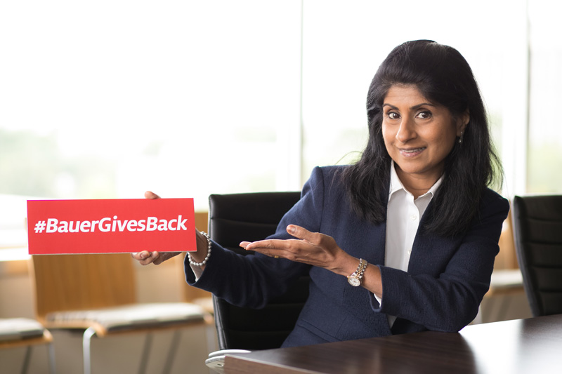 Today, the C. T. Bauer College of Business launches #BauerGivesBack, a three-day online giving campaign to support student scholarships. "No matter the amount, your gift will allow a student to focus on the Bauer experience fully during their time in college," said Dean Latha Ramchand.