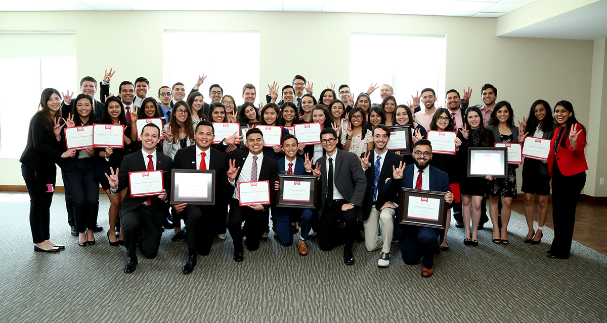 Student organizations from the C. T. Bauer College of Business were recognized for achievements made in the 2016-2017 academic year.