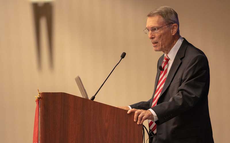 Photo: Bill Gilmer, director of the Bauer College Institute for Regional Forecasting