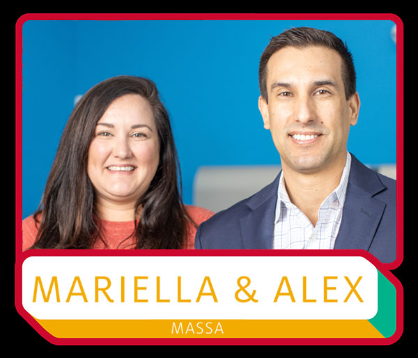 Mariella and Alex Massa