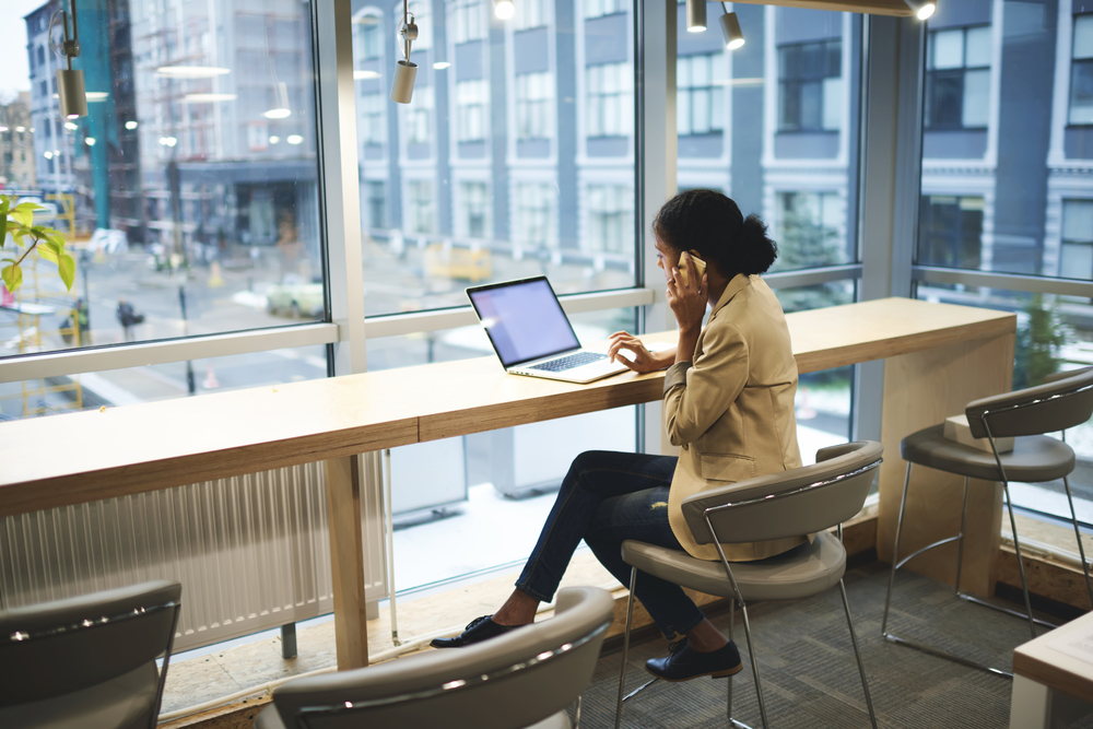 Photo: Business woman on the phone